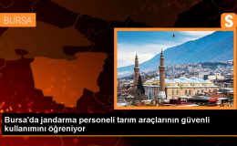 Jandarma Personeline Tarım Araçları Güvenli Kullanımı Eğitimi Veriliyor