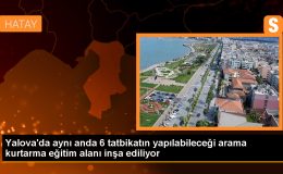 Yalova’da Kentsel Arama Kurtarma Eğitim Alanı İnşa Ediliyor