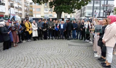 AK Parti Çanakkale İl Kadın Kolları, Gazze’deki Anneler İçin Basın Açıklaması Yaptı