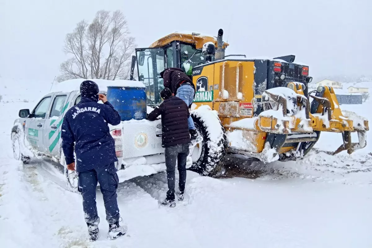 Bolu’da Kar Mağduru 7 Köylü Kurtarıldı