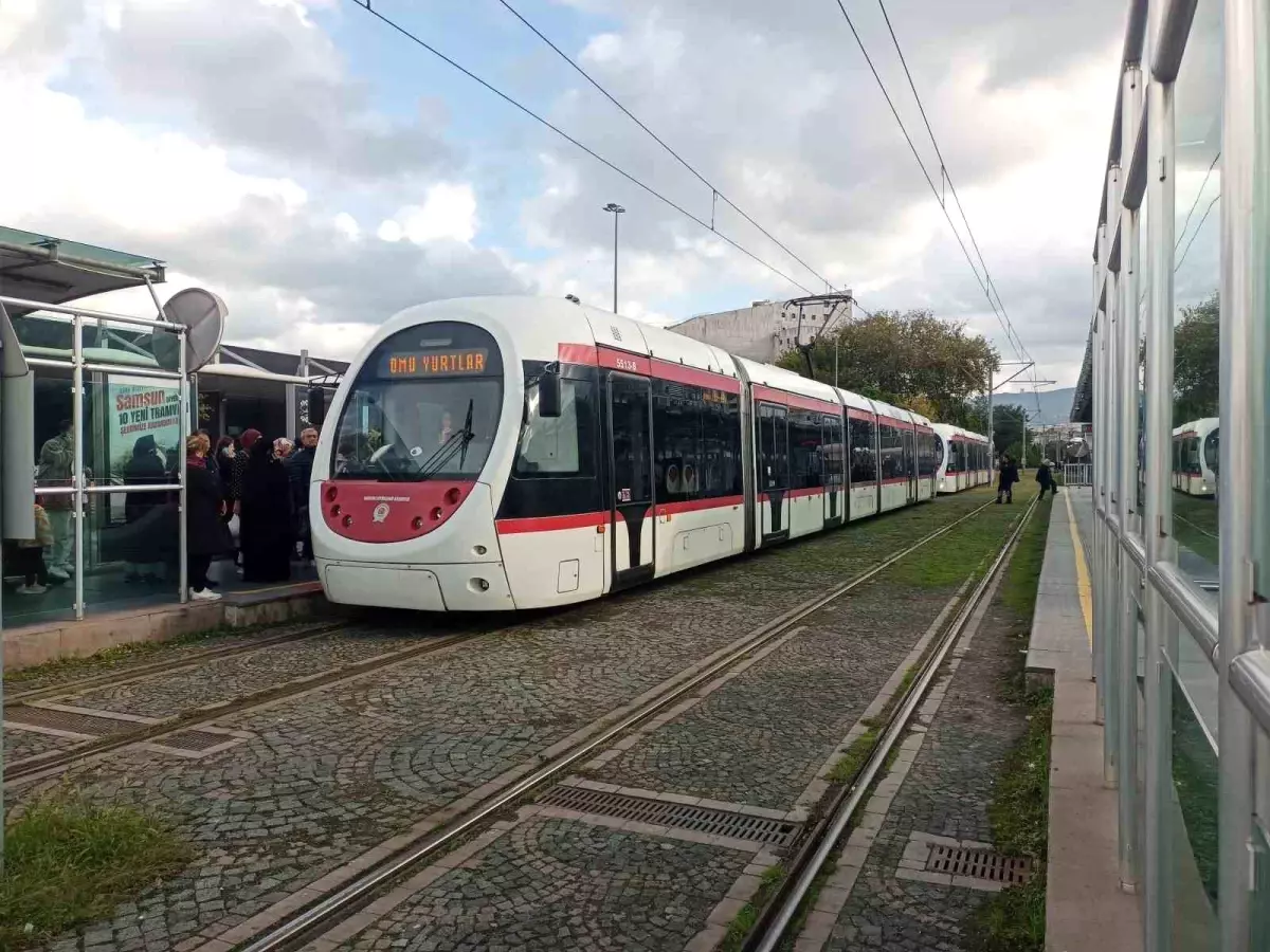 Samsun’da Hafif Raylı Sistem ve Otobüslerle 43,2 Milyon Yolcu Taşındı